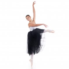 Baiwu Women\'s Ballet Long Performance Tutu Skirt