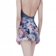Baiwu Adult Printed Chiffon Wrap Ballet Skirt