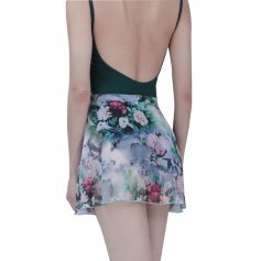 Baiwu Adult Printed Chiffon Wrap Ballet Skirt