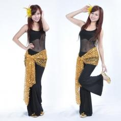Belly Dance Hip Scarf With Paillette