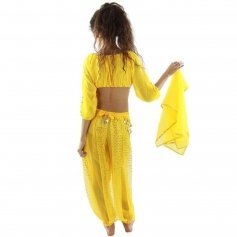Long Lantern 5-Piece Children Belly Dance Costume