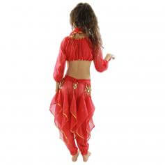 Long Sleeve 5-Piece Children Belly Dance Costume