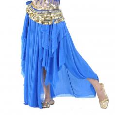 Fashion Glass Silk Belly Dance Ear Skirt