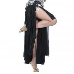 Fashion Glass Silk Belly Dance Ear Skirt