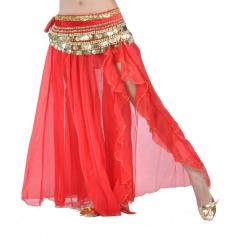 Fashion Front Openings Belly Dance Skirt