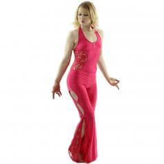 Lace Side 2-Piece Belly Dance Costume(Belt not included)