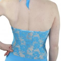 Lace Side 2-Piece Belly Dance Costume(Belt not included)