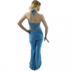 Lace Side 2-Piece Belly Dance Costume(Belt not included)