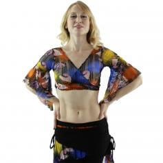 Flowing Floral 2-Piece Belly Dance Costume
