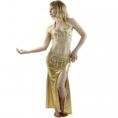 Egyptian style 2-Piece Belly Dance Costume