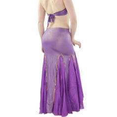 Long Fishtail 2-Piece Belly Dance Costume (Belt not included)