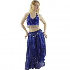 Five Flowers 2-Piece Belly Dance Costume