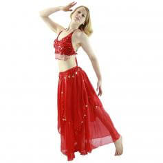Five Flowers 2-Piece Belly Dance Costume