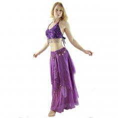 Five Flowers 2-Piece Belly Dance Costume