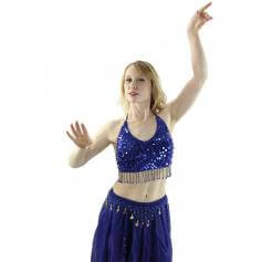 Five Flowers 2-Piece Belly Dance Costume