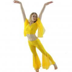 Net Yarn 2-Piece Belly Dance Costume