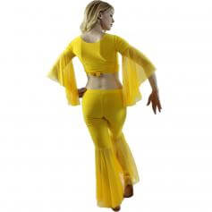 Net Yarn 2-Piece Belly Dance Costume