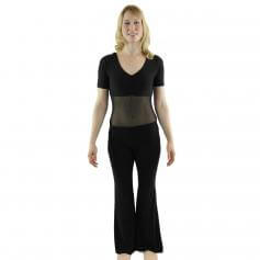 Danzcue 2 Piece Set Belly Dance Translucent yarn top & training pants