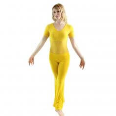 Danzcue 2 Piece Set Belly Dance Translucent yarn top & training pants