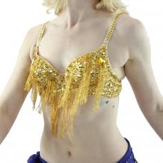 Fashion Butterfly Design Belly Dance Bra