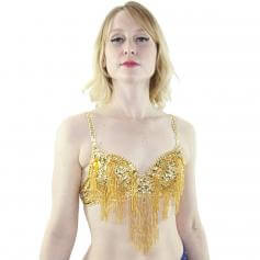 Fashion Butterfly Design Belly Dance Bra