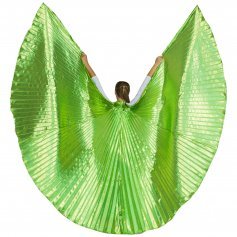 Solid Lime-Green Worship Angel Wing
