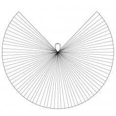 Solid Lime-Green Worship Angel Wing