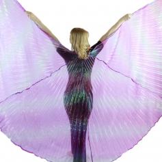Iridescent Neon Purple Worship Angel Wing