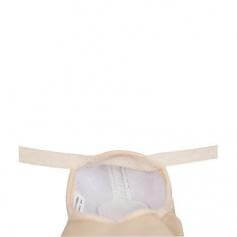 Body Wrappers Sterling Split Sole Leather Pleated Ballet Slipper