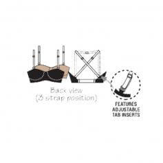 Body Wrappers totalSTRETCH Women Padded Bra Full Front