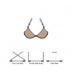 Body Wrappers totalSTRETCH Underwire Bra