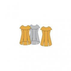 Body Wrappers Praise Dance Metallic Tunic Pullover