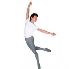 Body Wrappers Mens Dancewear Short Sleeve \"Snug Fit\" Pullover