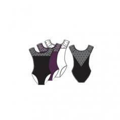 Body Wrappers / Tiler Peck Designs Dotted Yoke Leotard