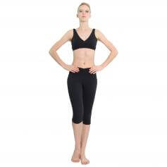 Danzcue Suede Supplex Oasis Capri Legging