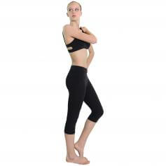 Danzcue Suede Supplex Oasis Capri Legging