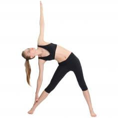 Danzcue Suede Supplex Oasis Capri Legging