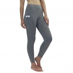 Danzcue Women\'s High Waisted Soft Yoga Pants with Pockets, Workout Running Leggings for Women