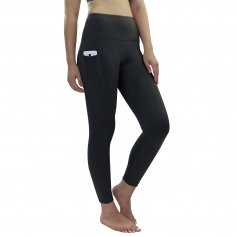 Danzcue Women\'s High Waisted Soft Yoga Pants with Pockets, Workout Running Leggings for Women