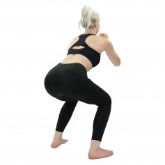 Danzcue Women\'s High Waisted Soft Yoga Pants with Pockets, Workout Running Leggings for Women
