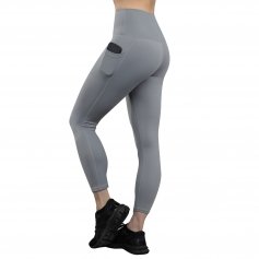 Danzcue Women\'s High Waisted Soft Yoga Pants with Pockets, Workout Running Leggings for Women