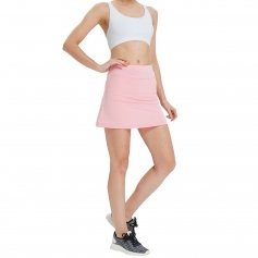 Danzcue Women\'s Pleated Tennis Skirt with Shorts Pocket, Athletic High Waisted Golf Running Skorts Skirts