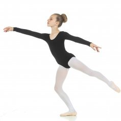 Danzcue Child Cotton Long Sleeve Ballet Cut Leotard
