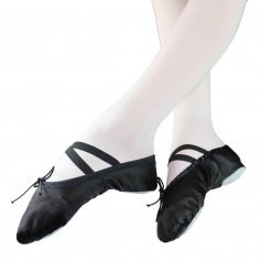 Danzcue Child Split Sole Satin Ballet Slipper