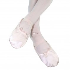 Danzcue Child Split Sole Satin Ballet Slipper