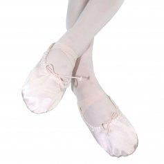 Danzcue Child Split Sole Satin Ballet Slipper