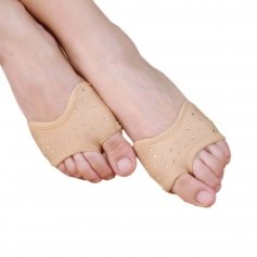 Danzcue Adult Neoprene Half Sole Dance Shoes with Rhinestones