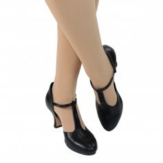Danzcue Adult 2.5\" Heel Footlight T-Strap Character Shoes