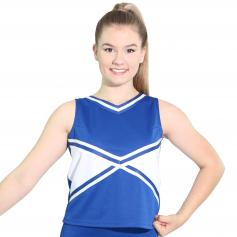 Danzcue Adult 2-Color Kick Sweetheart Cheerleaders Uniform Shell Top