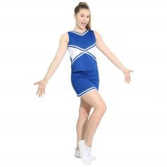 Danzcue Adult 2-Color Kick Sweetheart Cheerleaders Uniform Shell Top